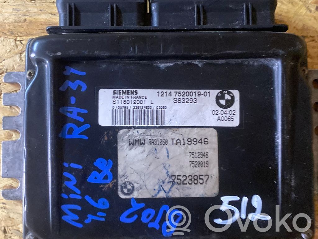 Engine control unit/module   7520019,7523857,S118012001L