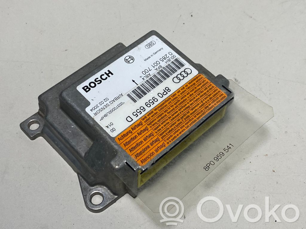 Audi A3 S3 A3 Sportback 8P Airbag control unit/module 