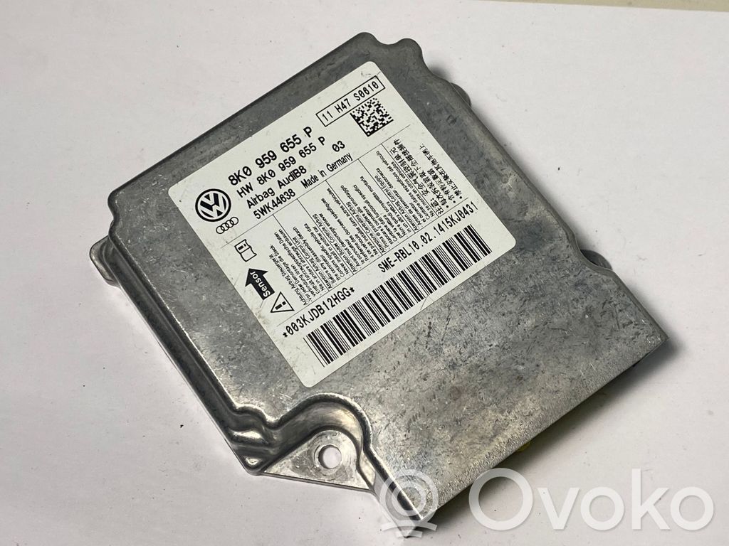 Airbag control unit/module   8K0959655P,5WK44638