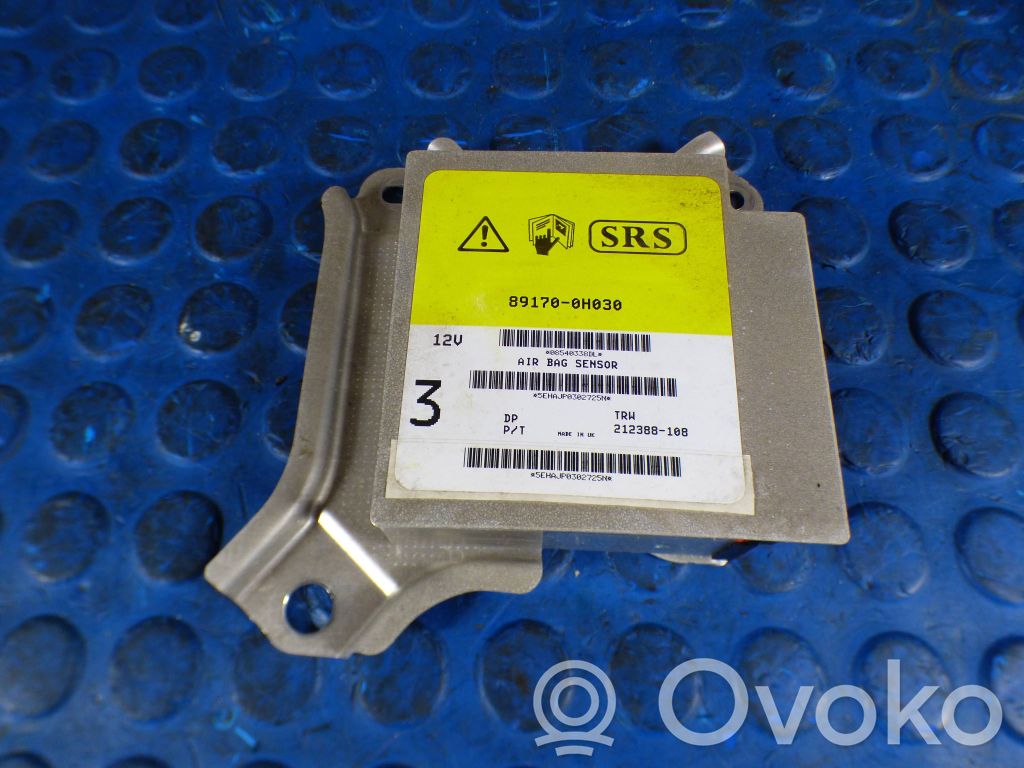 Toyota Aygo AB10 Airbag control unit/module 