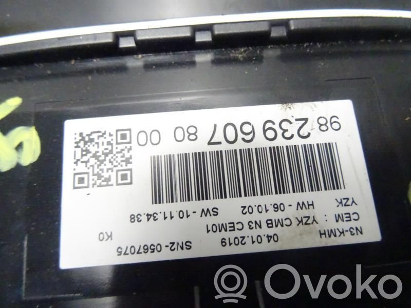 Speedometer (instrument cluster)   9837546480,9837546480