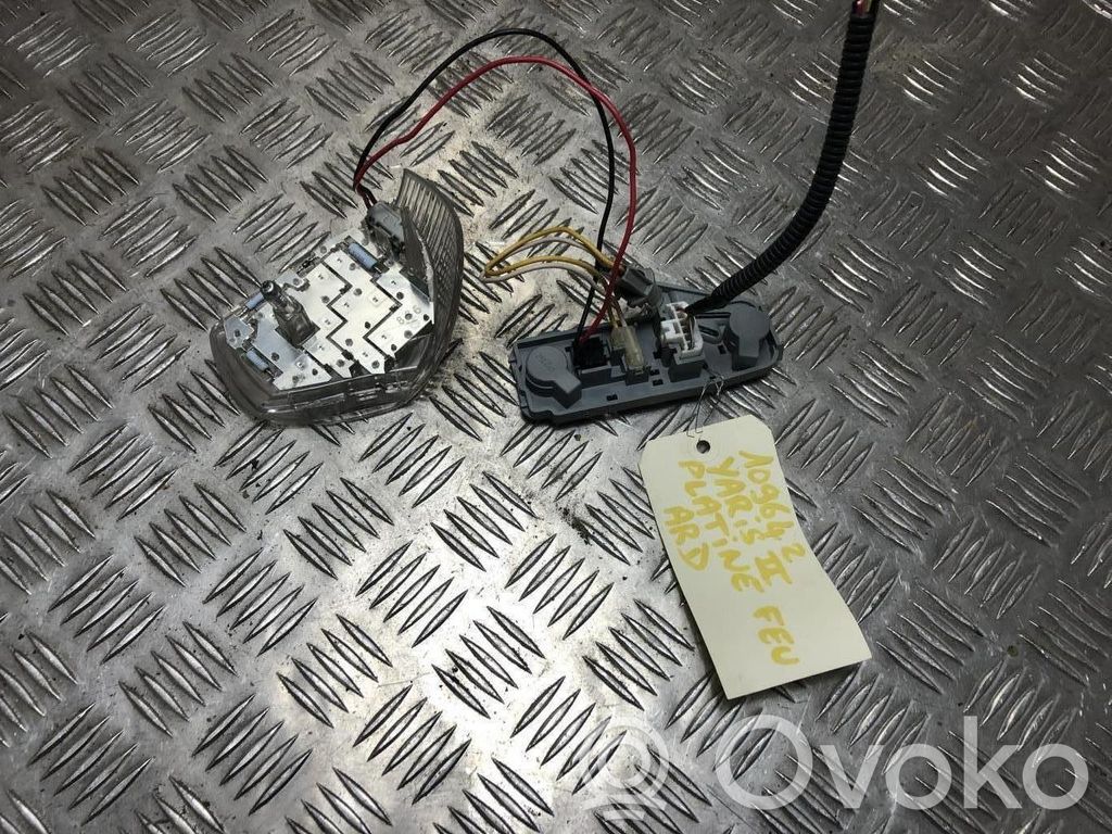 Toyota Yaris Kennzeichenbeleuchtung 