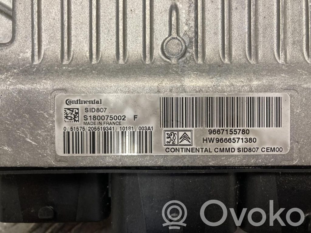 Peugeot 207 CC Engine control unit/module 