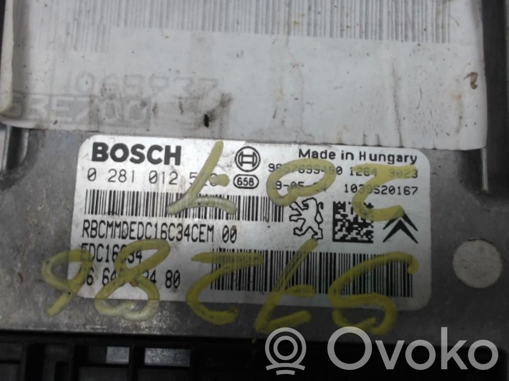 Peugeot 207 Engine control unit/module 