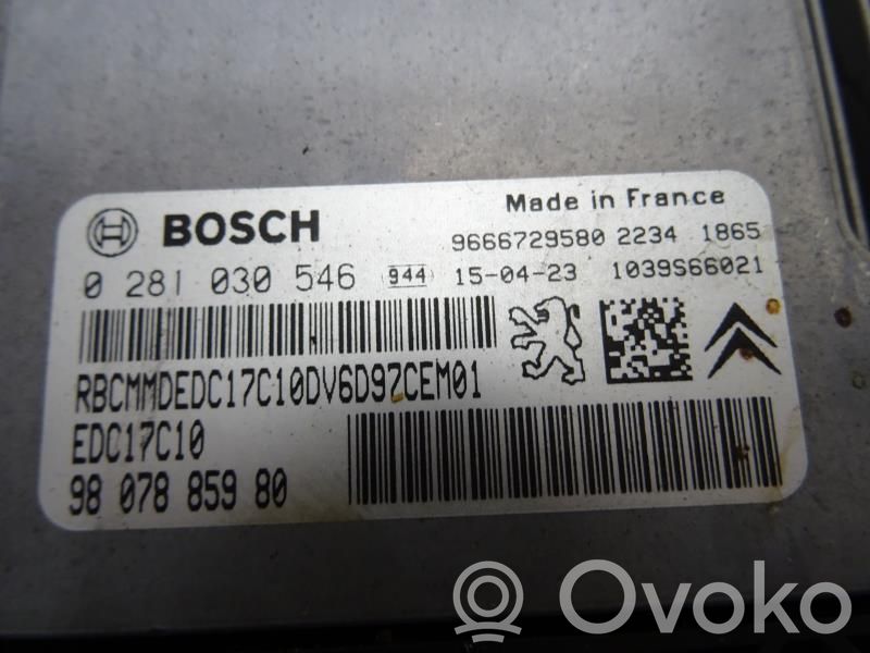 Peugeot Partner Engine control unit/module 