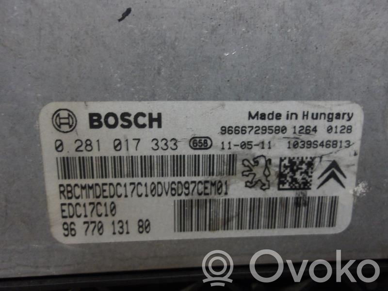 Citroen C3 Picasso Engine control unit/module 