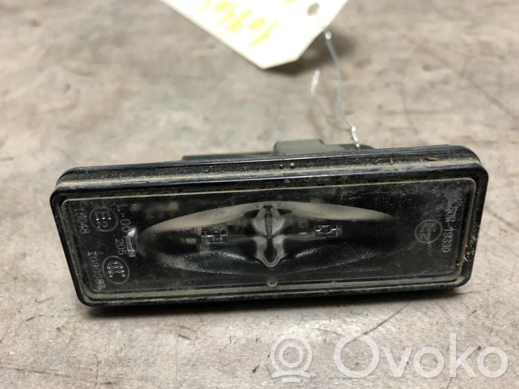 Number plate light
