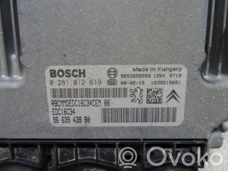 Peugeot Partner Engine control unit/module 