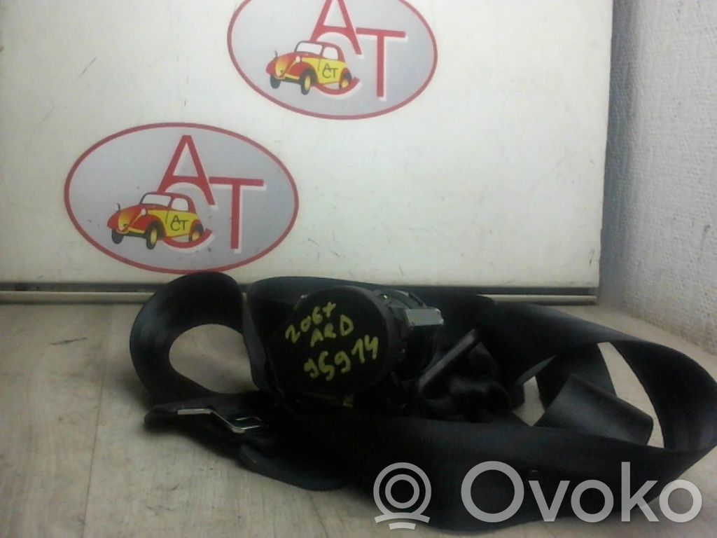 Peugeot 206+ Cinturón trasero 