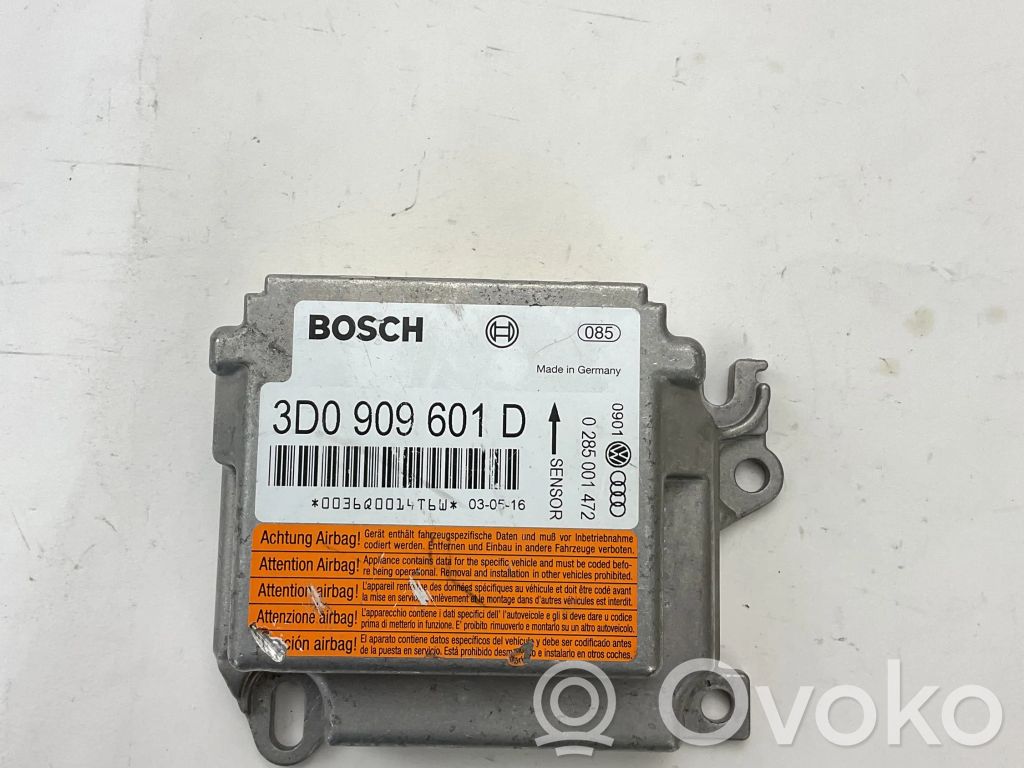 Volkswagen Phaeton Airbag control unit/module 