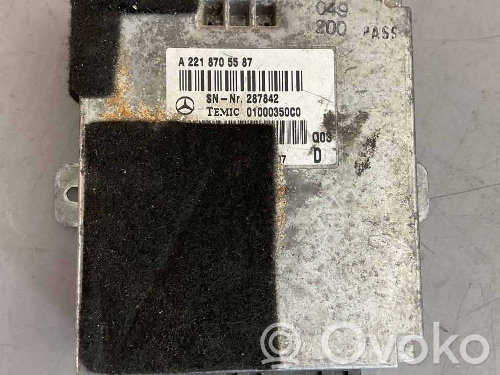 Moduł / Sterownik telefonu   A2218705587,287842,01000350C