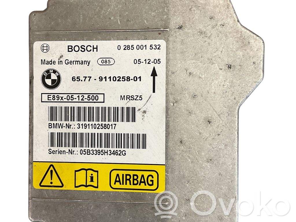 BMW 3 E90 E91 Airbag control unit/module 
