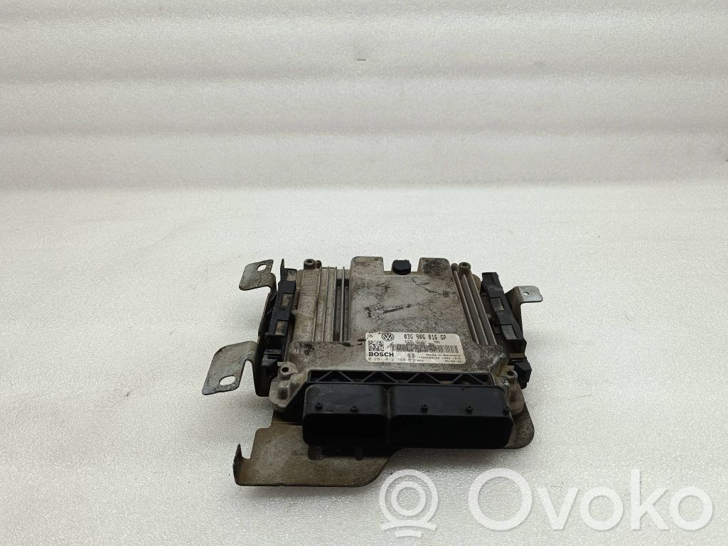 Engine control unit/module   03G906016GP,0281012168,1039S08125