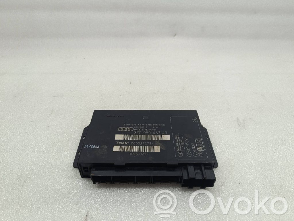 Audi A4 S4 B6 8E 8H Mukavuusmoduuli 