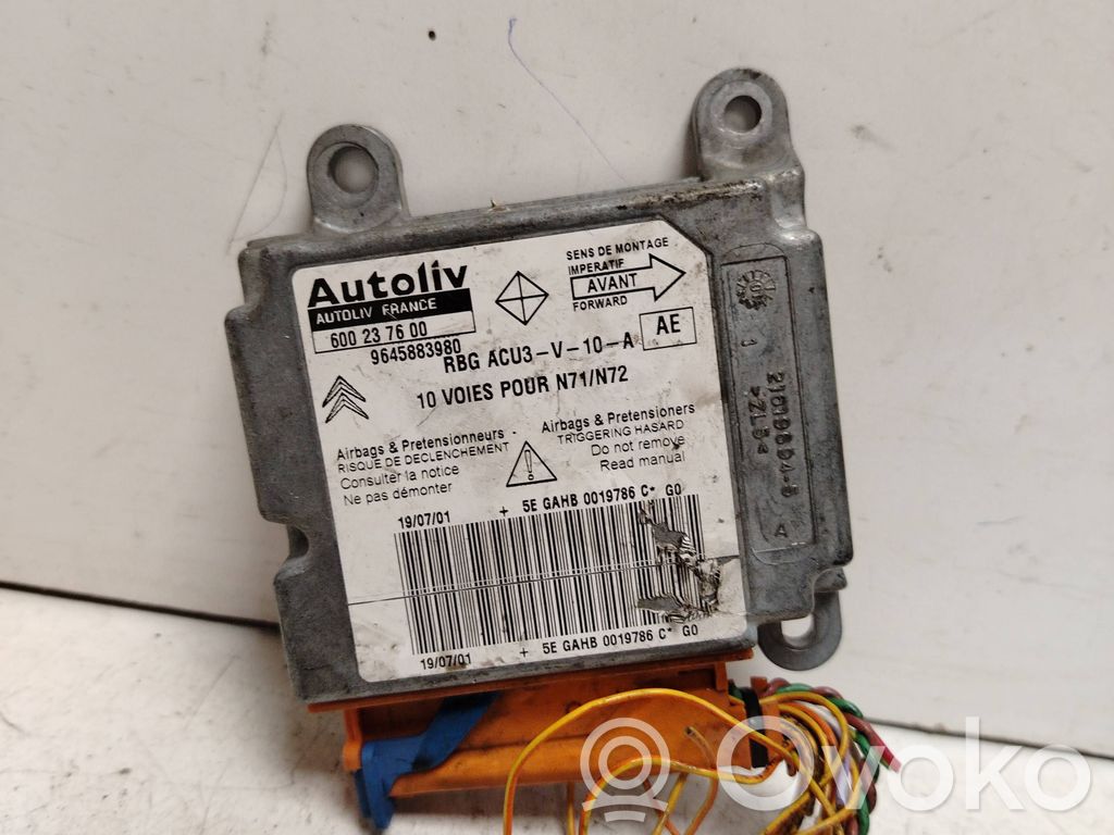 Citroen C5 Airbag control unit/module 