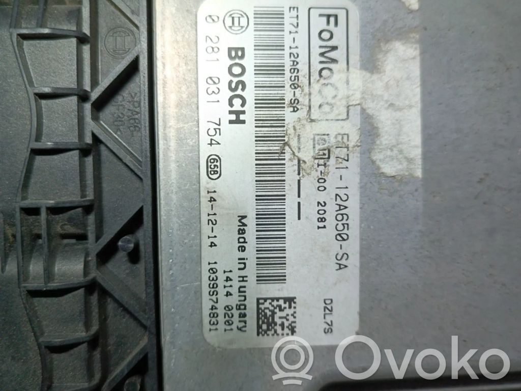 Engine control unit/module   0281031754,PA2418
