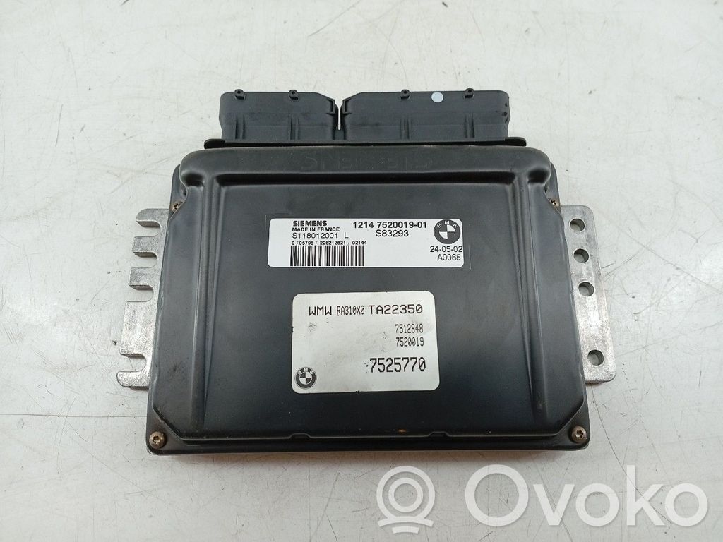 Mini One - Cooper R50 - 53 Engine control unit/module 