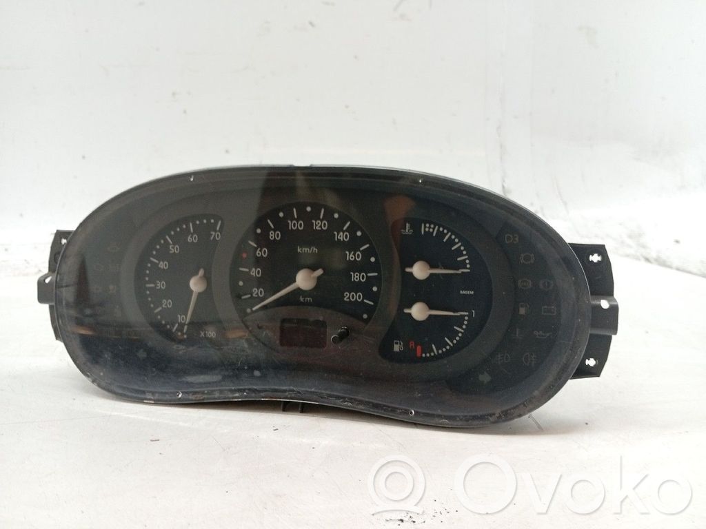 Renault Clio II Speedometer (instrument cluster) 