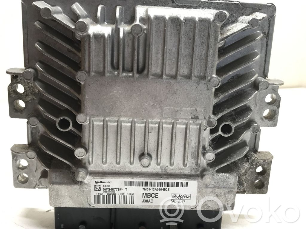 Moottorin ohjainlaite/moduuli   5WS40778FT