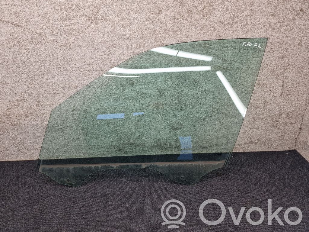 BMW X5 E70 Front door window glass four-door 