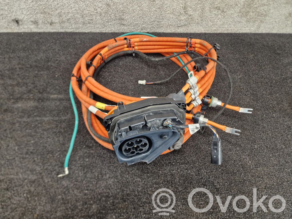 Tesla Model S Electric car charge socket 