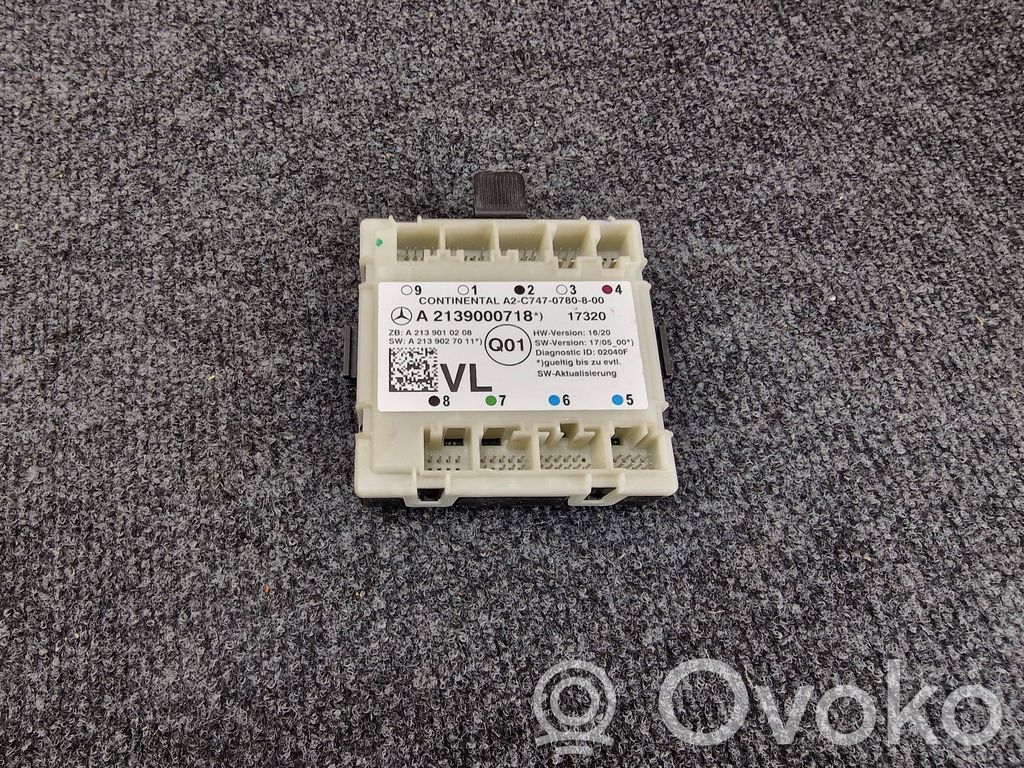 Mercedes-Benz E W213 Door control unit/module 