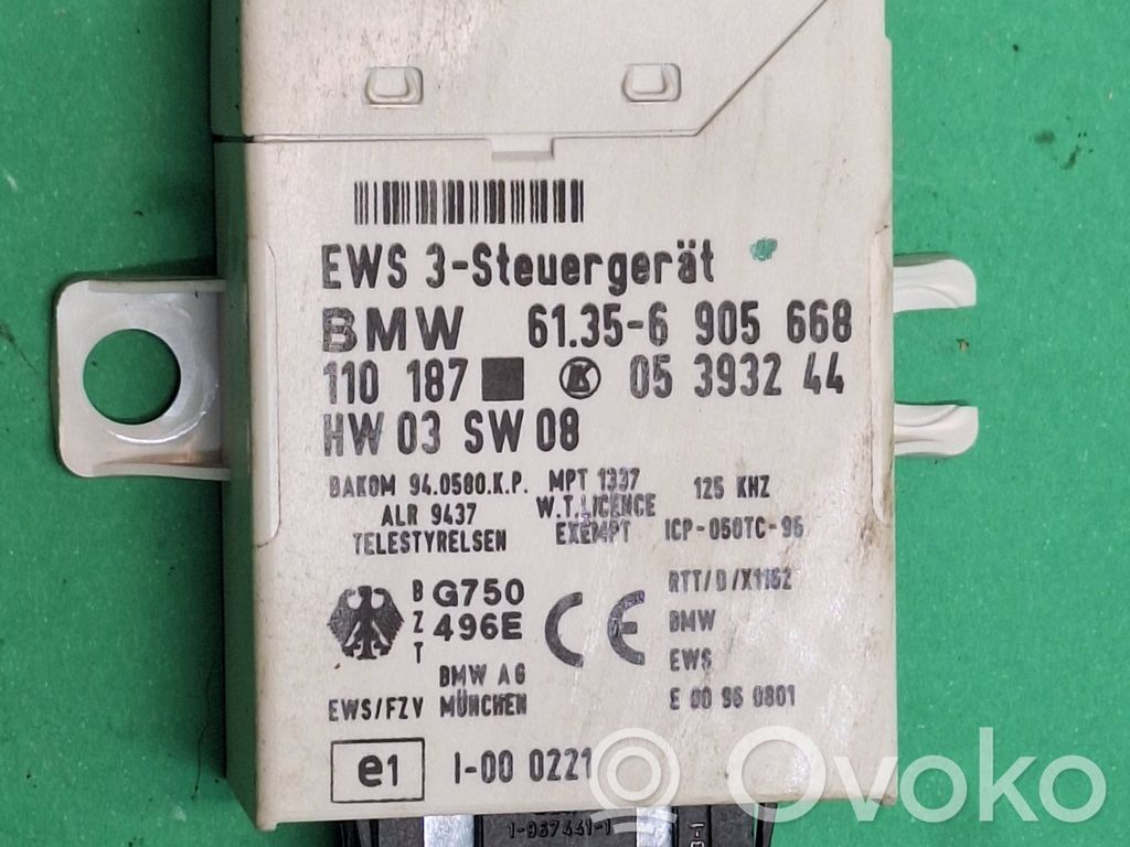 BMW 5 E39 Immobilizer control unit/module 