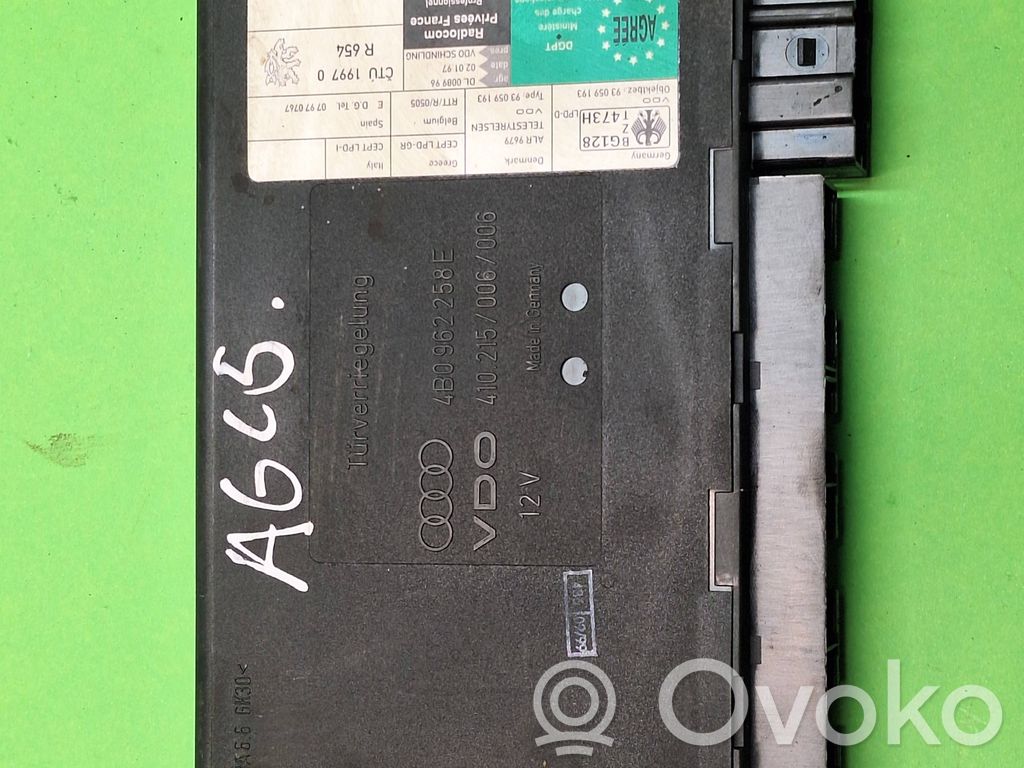Audi A6 S6 C5 4B Mukavuusmoduuli 