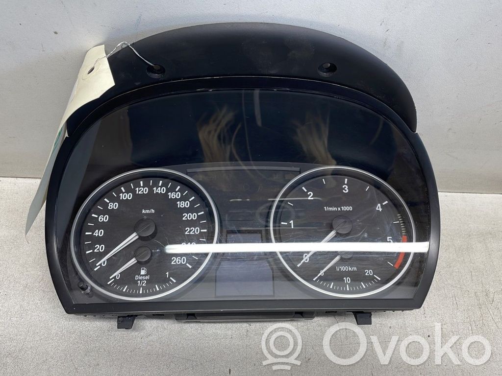 BMW 3 E90 E91 Spidometrs (instrumentu panelī) 