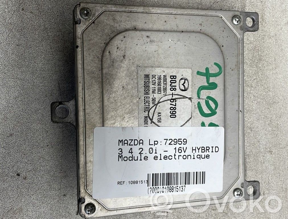 Mazda 3 Other control units/modules 