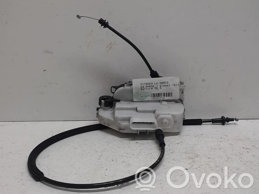 Citroen C2 Front door lock 