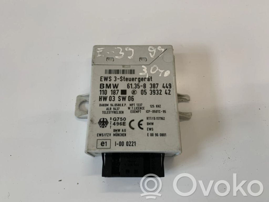 Immobilizer control unit/module   8387449,8387449
