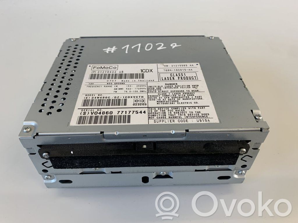 Volvo XC70 Unitate principală radio/CD/DVD/GPS 