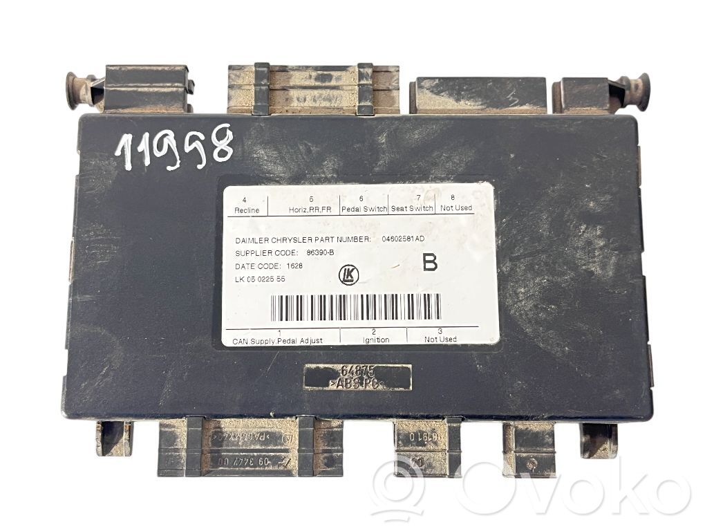 Chrysler Grand Voyager V Module de commande de siège 