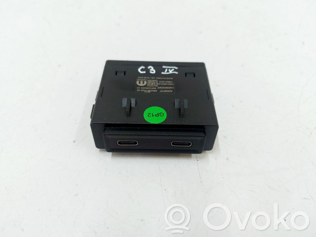 Citroen e-C3 USB socket connector 