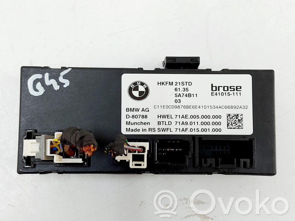 BMW X3 G45 Unité de commande / module de hayon 