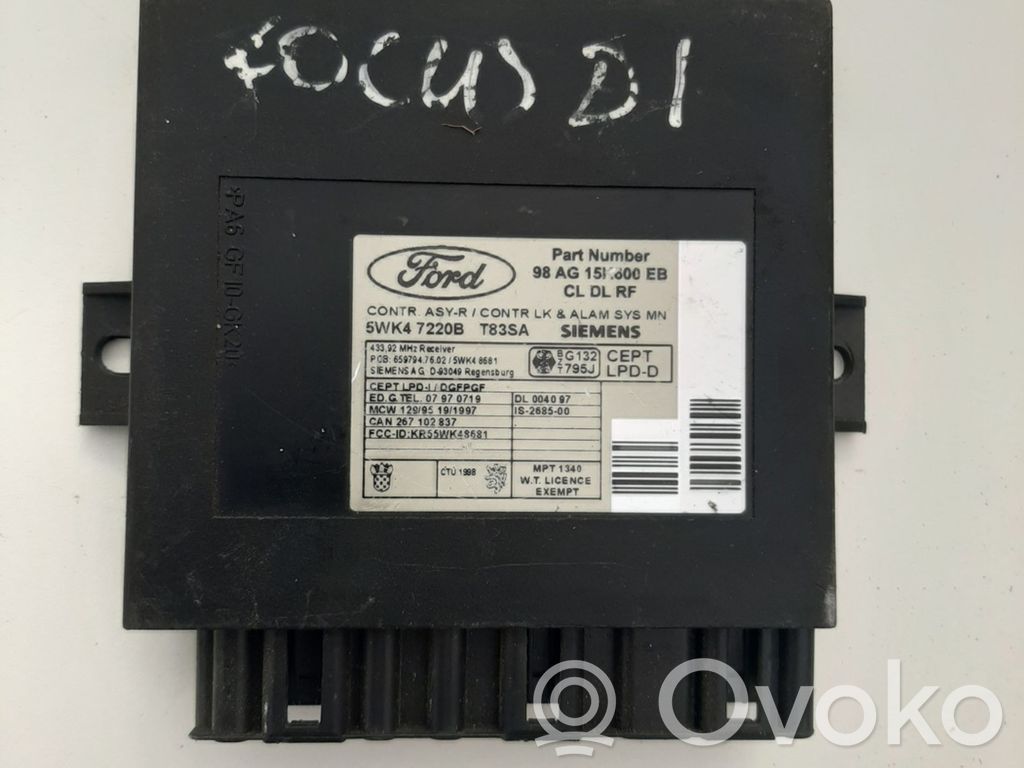 Ford Focus Komforta modulis 