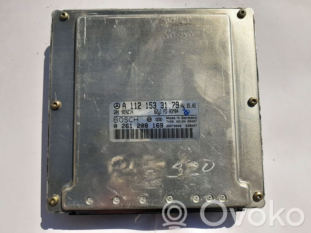 Mercedes-Benz CLK A209 C209 Engine control unit/module 