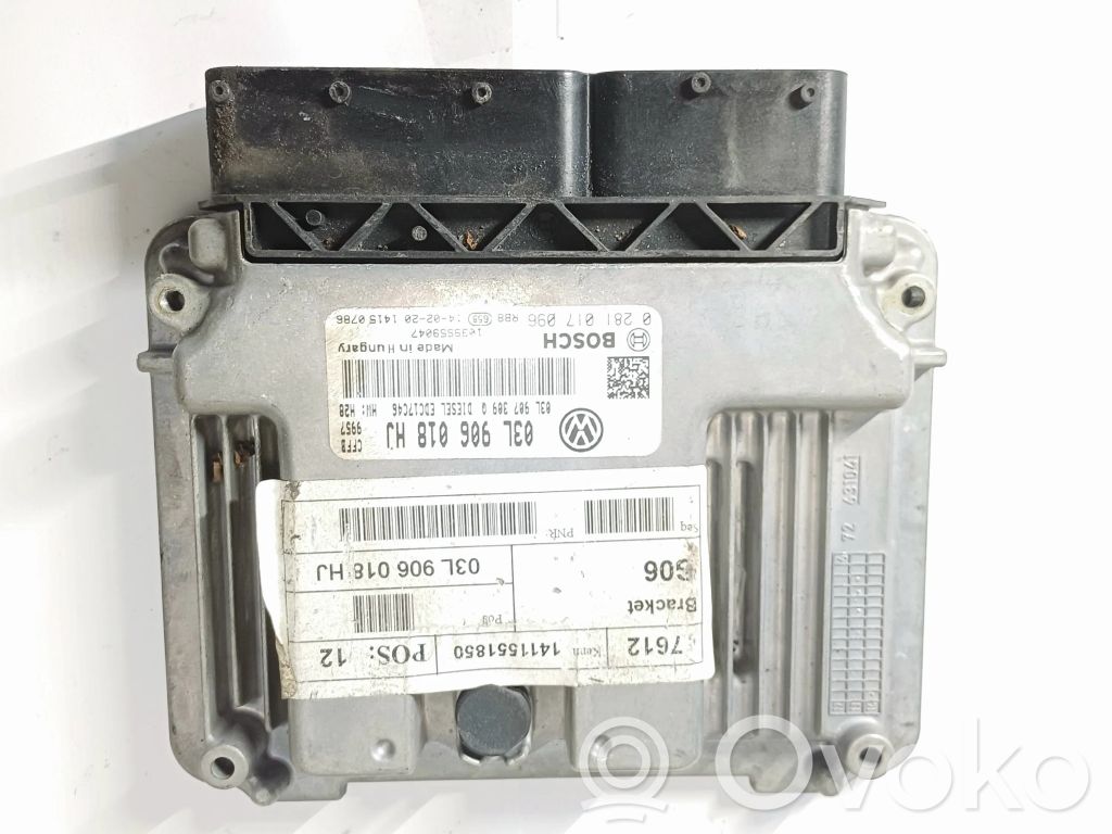 Engine control unit/module   03L906018HJ,0281017096