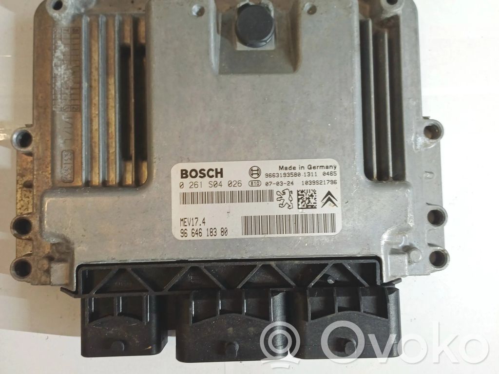 Peugeot 207 CC Engine control unit/module 