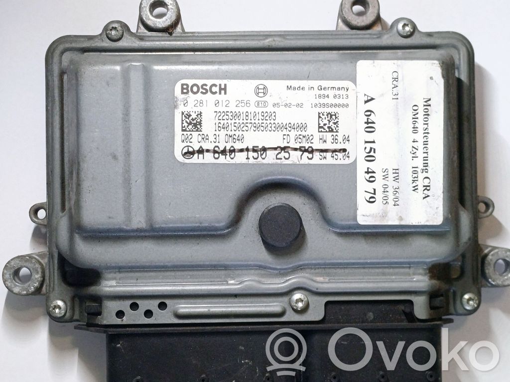 Mercedes-Benz B W245 Engine control unit/module 