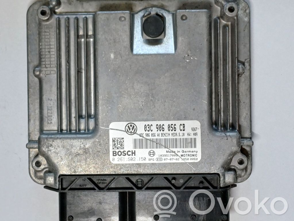 Engine control unit/module   03C906056CB,0261S02150,MED9510