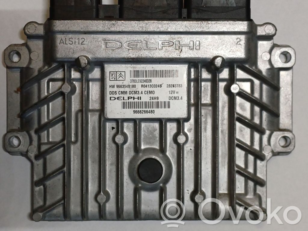 Peugeot 308 Engine control unit/module 