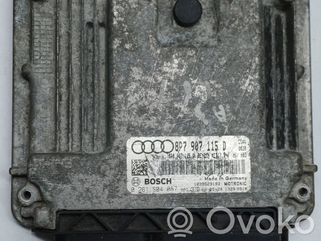 Audi A3 S3 8P Engine control unit/module 