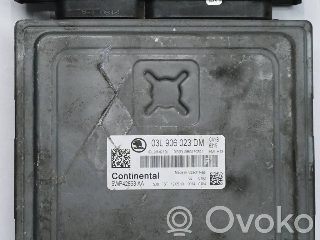 Skoda Fabia Mk2 (5J) Engine control unit/module 