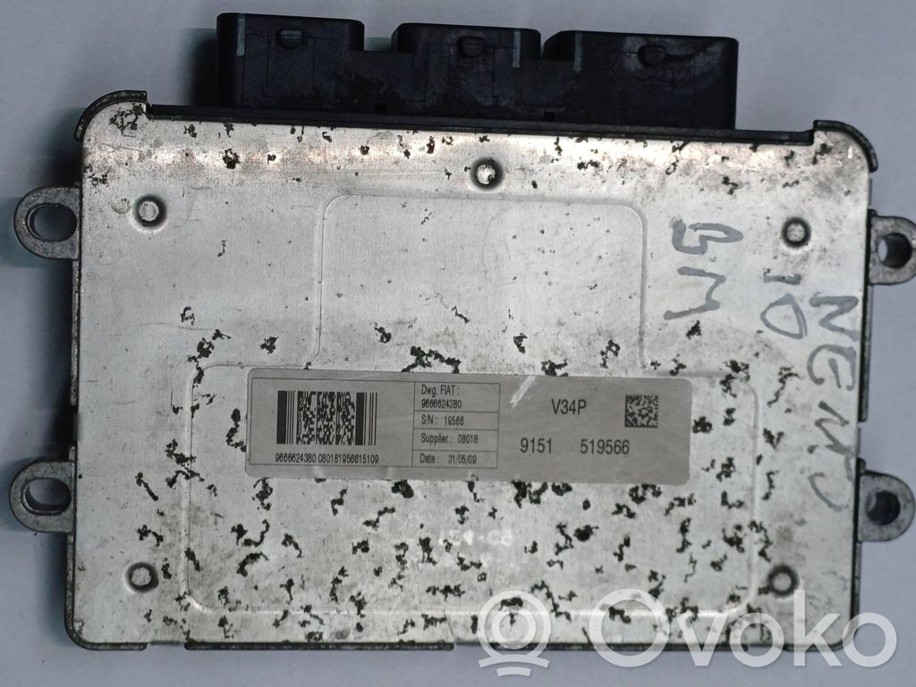 Engine control unit/module   9666624380,V34P