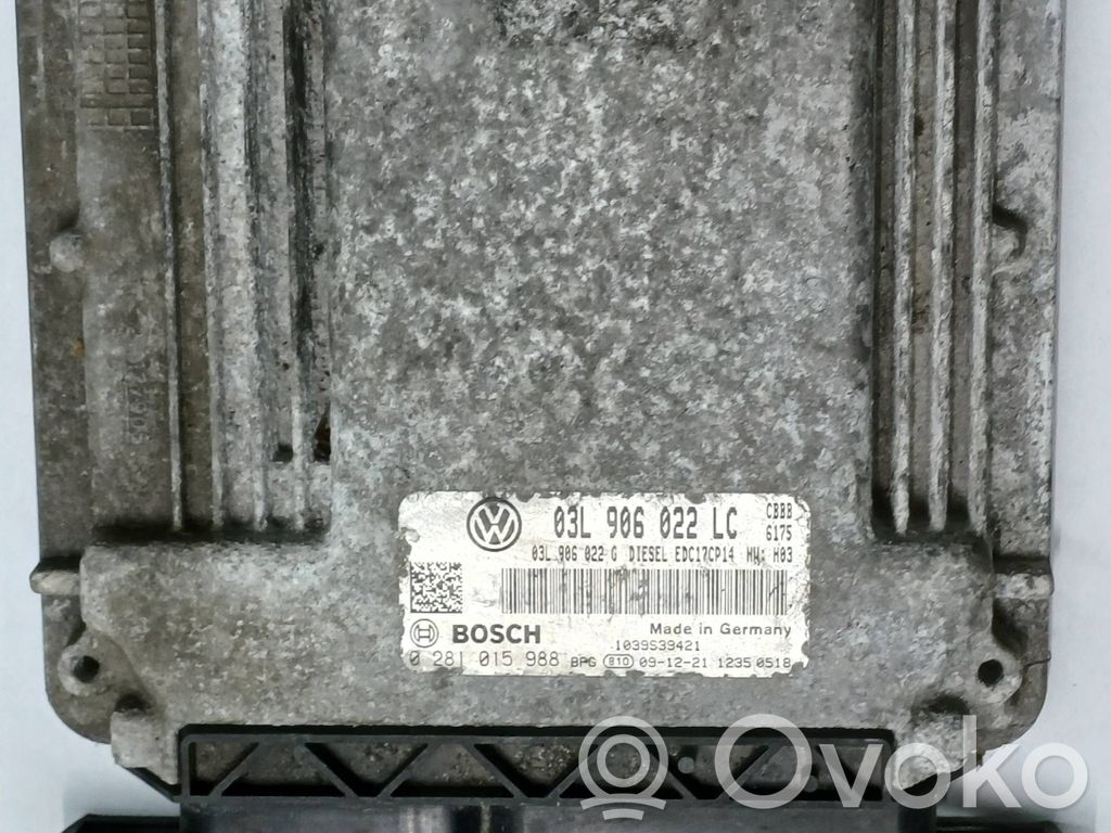 Volkswagen Golf VI Engine control unit/module 