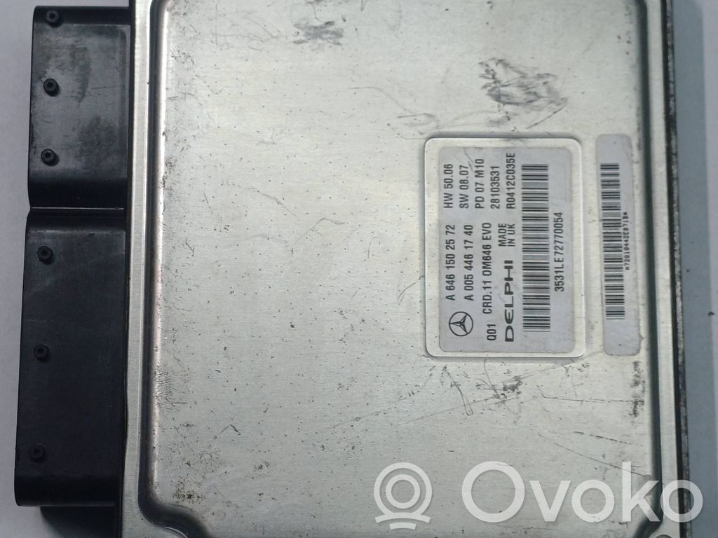Mercedes-Benz C W204 Engine control unit/module 