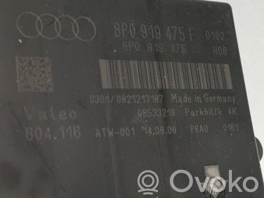 Audi A3 S3 8P Parking PDC control unit/module 