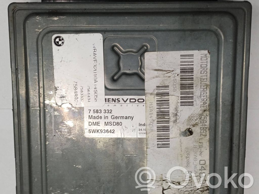 BMW 5 E60 E61 Engine control unit/module 